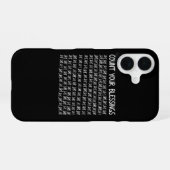 数々の祝福に感謝 iPhone 16ケース (裏面横)