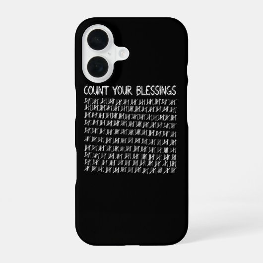数々の祝福に感謝 iPhone 16ケース (裏面)