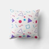 数々の紋様白クラシック色 クッション (裏面)