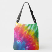 数々の絞り染め クロスボディバッグ (正面)