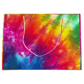 数々の絞り染め ラージペーパーバッグ (正面)