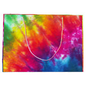 数々の絞り染め ラージペーパーバッグ (裏面)