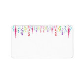 数々の色のぼり ラベル (正面)