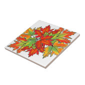 数々の色のカ葉メジ色 タイル (側面)