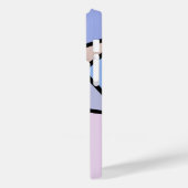 数々の色のジオメトリックな線と形状 Case-Mate iPhoneケース (裏面 / 左)