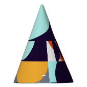 数々の色のジオメト初期のリ： Shapes Fusion パーティーハット (右)