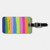 数々の色のストライプカスタム情報 ラゲッジタグ (正面横)