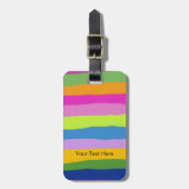 数々の色のストライプカスタム情報 ラゲッジタグ (正面縦)
