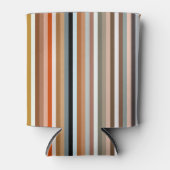 数々の色のパタストライプのーン 缶クーラー (正面)