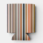 数々の色のパタストライプのーン 缶クーラー (裏面)