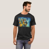 数々の色のラ食べウの月 Tシャツ (正面フル)