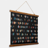 数々の色の不規則な長方形 吊り下げ型タペストリー (傾斜あり)