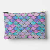 数々の色の人魚はかりで測と可愛いカスタマイズ女の間 アクセサリーポーチ (裏面)