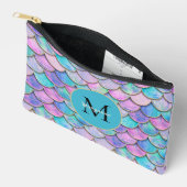 数々の色の人魚はかりで測と可愛いカスタマイズ女の間 アクセサリーポーチ (見開き)