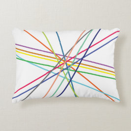 数々の色の十字線 アクセントクッション