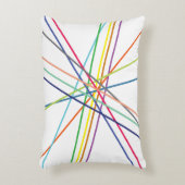 数々の色の十字線 アクセントクッション (正面(垂直))