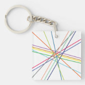 数々の色の十字線 キーホルダー (正面)
