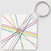 数々の色の十字線 キーホルダー (裏面)