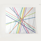 数々の色の十字線 タペストリー (正面(横))