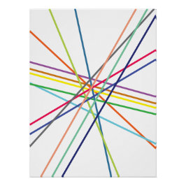 数々の色の十字線 ポスター