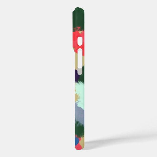 数々の色の名モダンパーソナライズされた前(青) Case-Mate iPhoneケース (裏面 / 左)