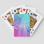 数々の色の宝石トーンの結婚トランプ トランプ (裏面)