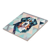 数々の色の幾何スタイリッシュ的なベルネ山 タイル (側面)