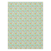 数々の色の幾何モダン物 テーブルクロス (正面)