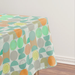 数々の色の幾何モダン物 テーブルクロス