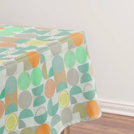 数々の色の幾何モダン物 テーブルクロス (インサイチュ)