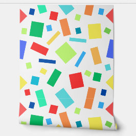 数々の色の幾何学四角形と長方形の子 壁紙