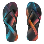 数々の色の幾何学的デザインビーチサンダル ビーチサンダル (ソール)