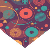 数々の色の幾何形状パターン ショートテーブルランナー (コーナー)