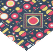 数々の色の幾何形状パターン テーブルクロス (アングル)