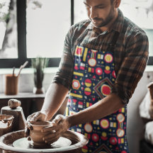 数々の色の幾何形状