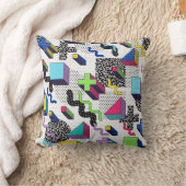 数々の色の幾何形状、レトロパターン。 クッション (ブランケット)