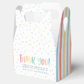 数々の色の感謝してい君の好意ストライプを見る フェイバーボックス (オープン)