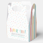 数々の色の感謝してい君の好意ストライプを見る フェイバーボックス (オープン)