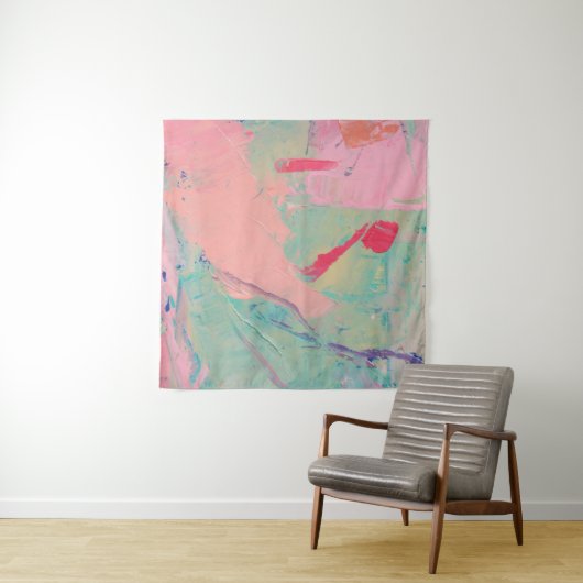 数々の色の油絵を描テクス。抽象芸術アートバック タペストリー (インサイチュ)