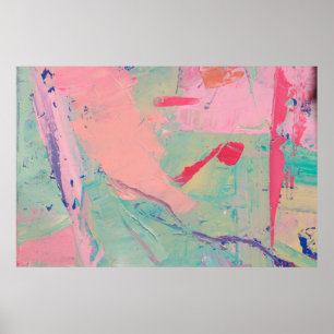 数々の色の油絵を描テクス。抽象芸術アートバック ポスター