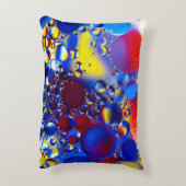 数々の色の泡 アクセントクッション (裏面(縦))