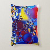 数々の色の泡 アクセントクッション (正面(垂直))