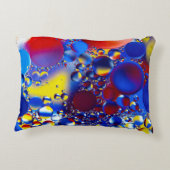 数々の色の泡 アクセントクッション (裏面)