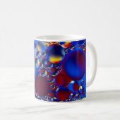 数々の色の泡 コーヒーマグカップ (正面右)