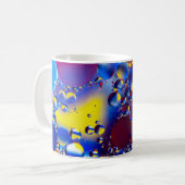 数々の色の泡 コーヒーマグカップ (正面左)