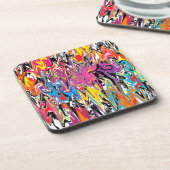 数々の色の渦 コースター (左側)