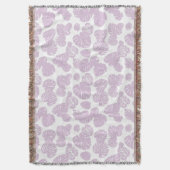 数々の色の熱帯葉10 スローブランケット (正面縦)