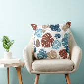 数々の色の熱帯葉11 クッション (椅子)