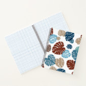 数々の色の熱帯葉11 ノートブック (内部)