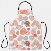 数々の色の熱帯葉9 エプロン (正面)